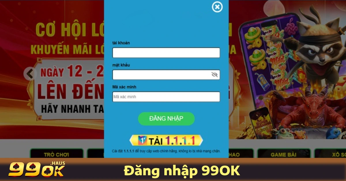 Đăng Nhập 99OK 2 Cách Đăng Nhập 99OK