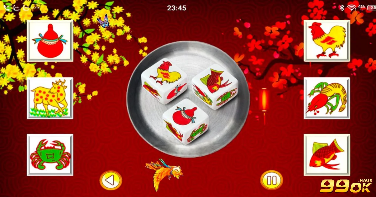 Cách đặt cược Bầu Cua trên cổng game 99OK